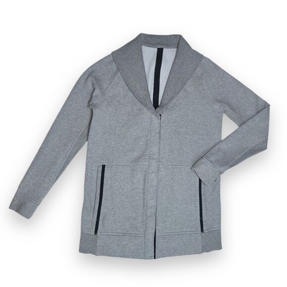 Lululemon Yin To My Yang Cardi in Heathered Medium Grey Sz 6 Style W3C49S - Picture 3 of 15